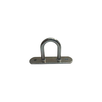 Set 10 bride metalice pentru prinderea cablului vamal, rotunde